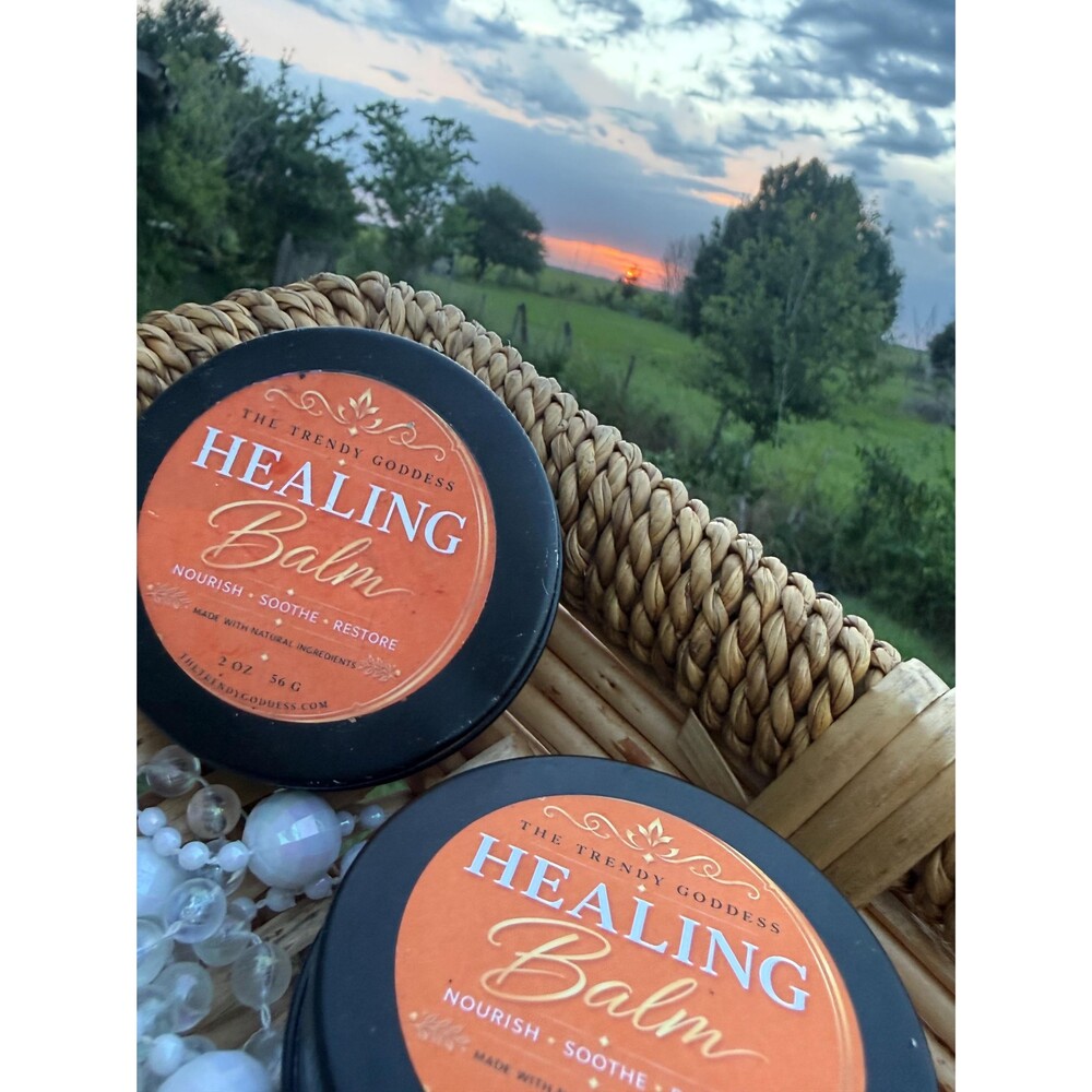 Herbal Skin Balm for Dry Cracked Skin, Natural Calendula Salve for Rough Skin, S